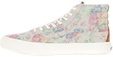 Thumbnail for your product : Vans The Sk8-Hi Slim Sneaker in Suede Floral Marshmallow