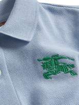 Thumbnail for your product : Burberry Kids Check Placket Polo Shirt