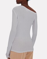 Thumbnail for your product : The Line By K Harley One-Shoulder Henley Top