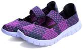 Thumbnail for your product : MAKEGSI Handmade Women Running Shoes Walk Women's Slipon Woven Stretch Mesh (8, )