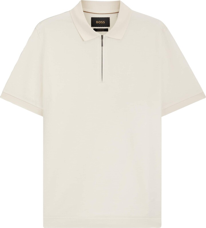 Boss Cotton-Silk Polo Shirt
