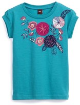 Thumbnail for your product : Tea Collection 'Rohira' Appliqué Cotton Tee (Toddler Girls, Little Girls & Big Girls)