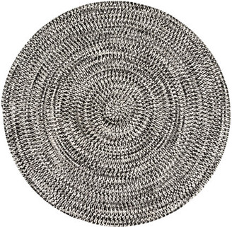 Colonial Mills Biscayne Tweed Braided Reversible Indoor Outdoor Round Accent Rug