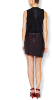 Thumbnail for your product : Helmut Lang Quilted Leather Accented Mini Skirt