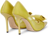 Thumbnail for your product : Jimmy Choo Lani 100 mesh and leather pumps