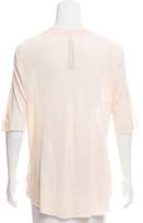 Thumbnail for your product : Raquel Allegra Bateau Neck Short Sleeve Top w/ Tags