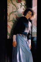 Thumbnail for your product : Rag & Bone Felix Striped Silk Midi Skirt