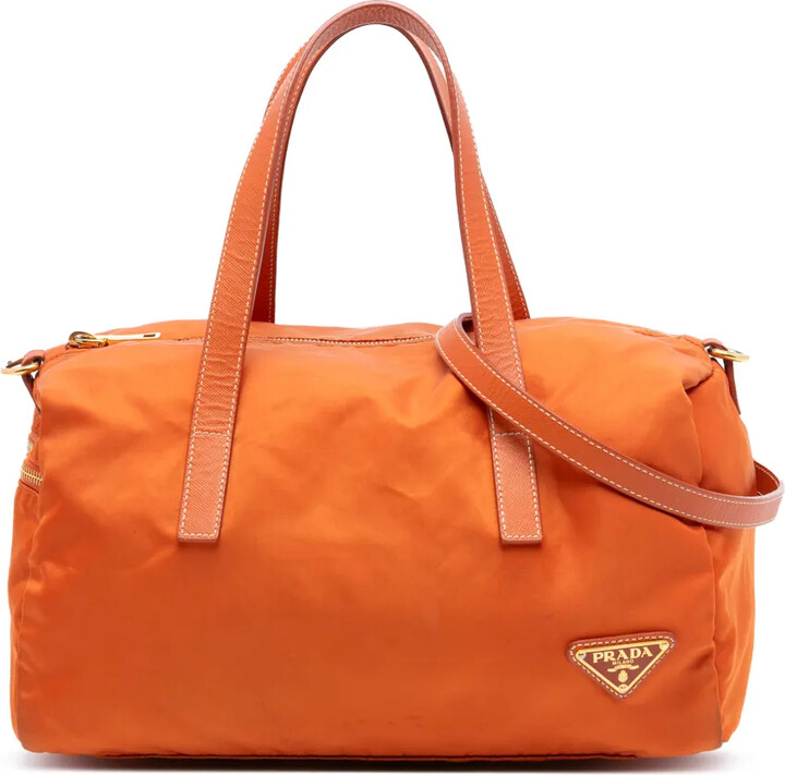 Prada Pre-Owned 2013-2025 Tessuto Boston Bag satchel
