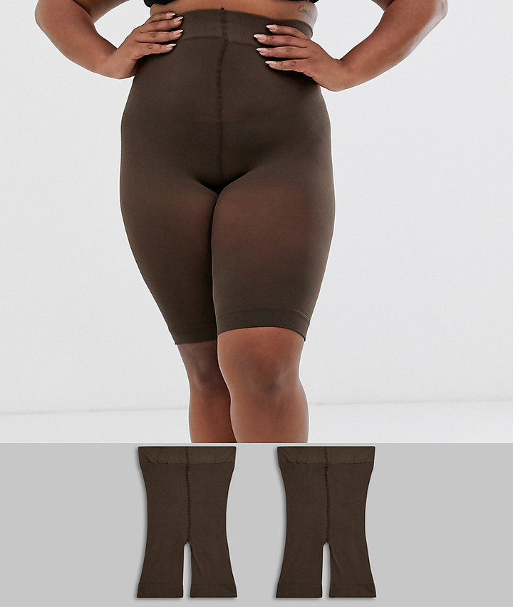 asos plus size shorts