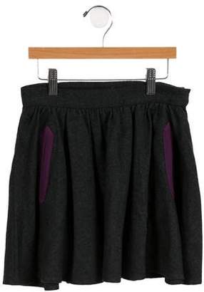 Little Marc Jacobs Girls' Tweed Herringbone Skirt
