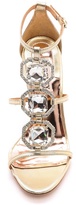Thumbnail for your product : Badgley Mischka Harvey II Jeweled T Strap Sandal