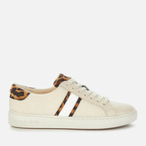 irving mesh and cheetah calf hair stripe sneaker