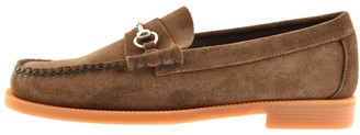 G.H. Bass Weejun Lincoln Suede Loafers Brown