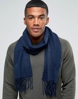 Thumbnail for your product : ASOS Woven Scarf In Navy