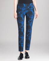 Thumbnail for your product : Lafayette 148 New York Cropped Floral Print Pants