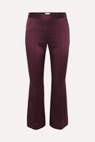 Thumbnail for your product : Rosetta Getty Cropped Satin Flared Pants