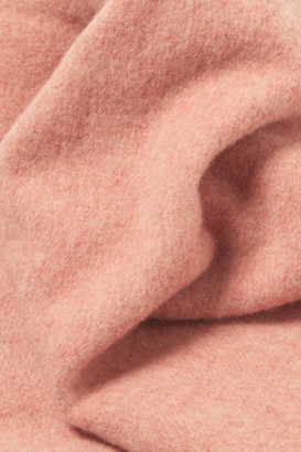 Acne Studios Fringed Melange Wool Scarf - Pink