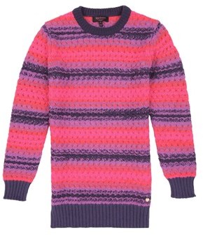 Juicy Couture Outlet - GIRLS SWEATER OMBRE TUCK STITCH DRESS