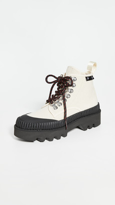 lace up hiker booties