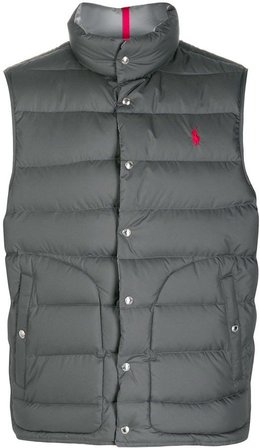 ralph lauren gilet grey