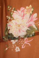 Thumbnail for your product : Coach Ruffled Floral-print Chiffon Midi Dress