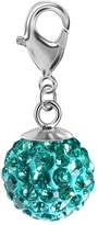 Thumbnail for your product : Shamballa Shalalla London Silver charm with CZ crystals and lobster clasp