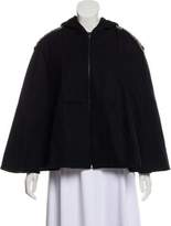 Thumbnail for your product : Alice + Olivia Hooded Wool Cape
