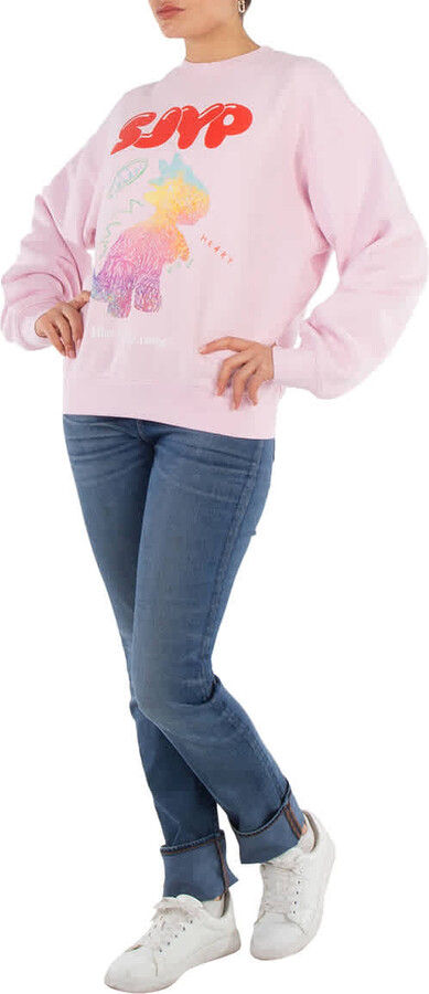 Sjyp Colour Scratched Dino Sweatshirt