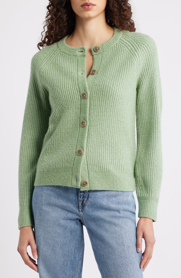 Caslon Cozy Rib Cardigan