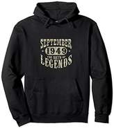 Thumbnail for your product : 69 Years 69th Birthday September 1949 Birth of Legend Hoodie