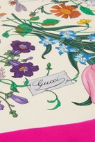 Thumbnail for your product : Gucci Flora silk scarf