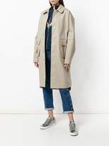 Thumbnail for your product : Mira Mikati California Dreamin embroidered back trench coat