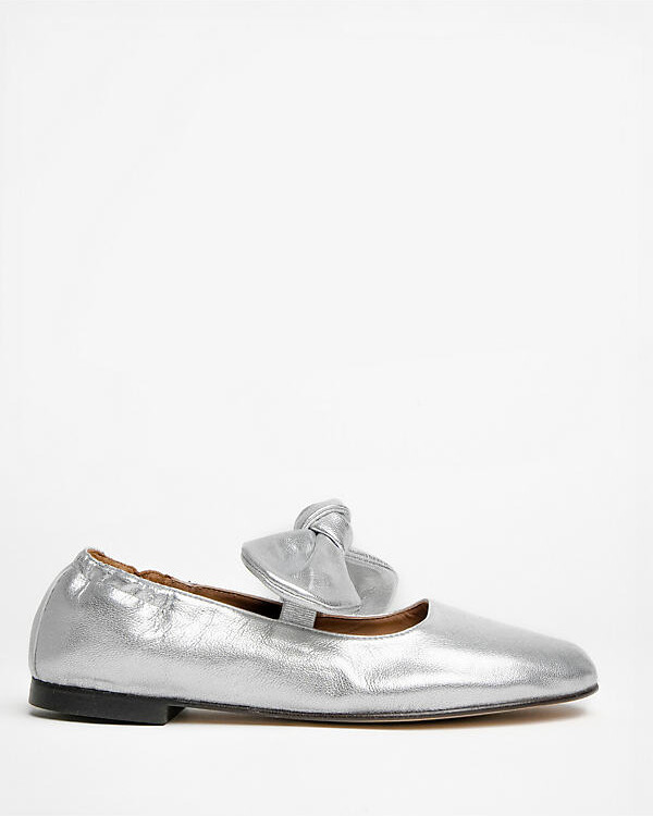 Penelope Chilvers Minnie Knotted Bow Ballet Flats