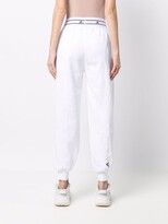 Thumbnail for your product : adidas by Stella McCartney Logo-Print Organic Cotton Track Pants