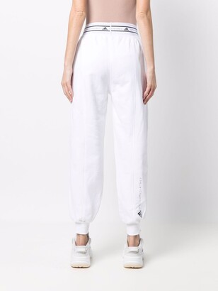 adidas by Stella McCartney Logo-Print Organic Cotton Track Pants