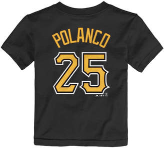 Majestic Toddlers' Gregory Polanco Pittsburgh Pirates Player T-Shirt