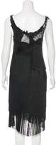 Thumbnail for your product : Nina Ricci Fringed Lace Dress