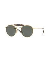 Thumbnail for your product : Ray-Ban Contrast Brow-Bar Round Universal Fit Sunglasses