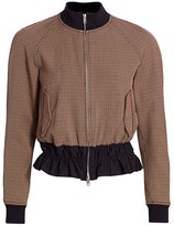 Thumbnail for your product : 3.1 Phillip Lim Houndstooth Track Jacket