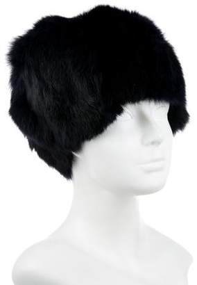 Adrienne Landau Dyed Fur Hat