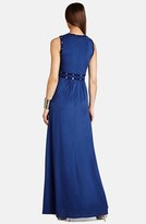 Thumbnail for your product : BCBGMAXAZRIA 'Juliette' Embellished Trim A-Line Gown