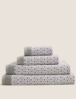 Thumbnail for your product : Marks and Spencer Pure Cotton Repeat Links Towel
