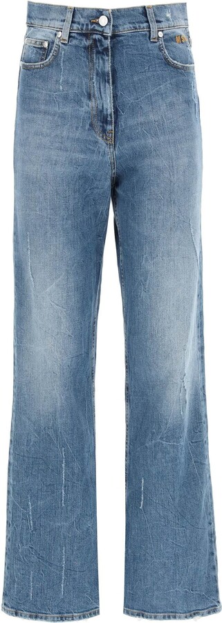 MSGM Straight Leg Denim Jeans - ShopStyle