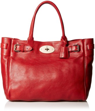 Mulberry Women's Bayswater Tote Bag in Poppy Red - ShopStyle