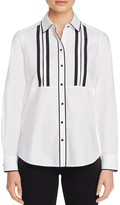 Thumbnail for your product : Foxcroft High/Low Cotton Blouse