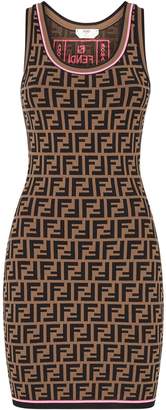 Fendi FF logo knit dress