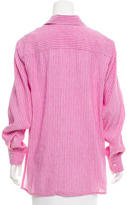 Thumbnail for your product : Loro Piana Linen Striped Tunic
