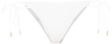 Thumbnail for your product : Melissa Odabash Sardegna Side-tie Bikini Briefs - White