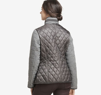 Johnston & Murphy Mixed-Media Quilted Jacket