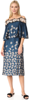 Thumbnail for your product : Yigal Azrouel Printed Off the Shoulder Dress
